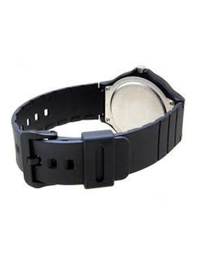 CASIO - Men's Resin Analog Quartz Watch MW-240-1BVDF - 44 mm - Black - Image 1