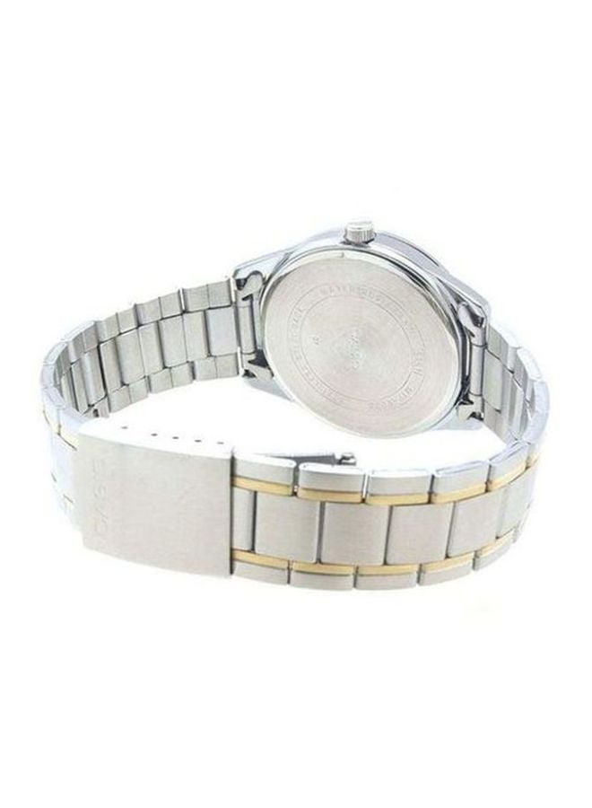 CASIO Women's Stainless Steel Quartz Analog Watch LTP-V005SG-7AUDF - 28 mm - Silver/Gold - Image 2