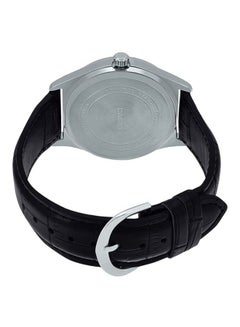 CASIO Men's Leather Quartz Analog Watch LTP-V006L-1BUDF - 25 mm - Black  - Image 2