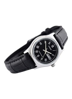 CASIO Men's Leather Quartz Analog Watch LTP-V006L-1BUDF - 25 mm - Black  - Image 4