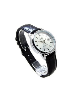 CASIO Women's Leather Quartz Analog Watch LTP-V004L-7AUDF - 30 mm - Black  - Image 5