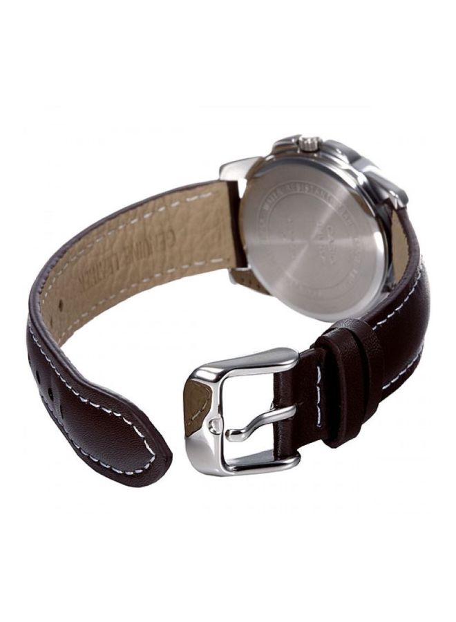 CASIO Men's Enticer Water Resistant Analog Watch MTP-1314L-7AVDF - 45 mm - Brown - Image 4