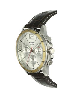 CASIO Men's Stainless Steel Analog Quartz Watch MTP-1374L-7AVDF - 47 mm - Brown  - Image 5
