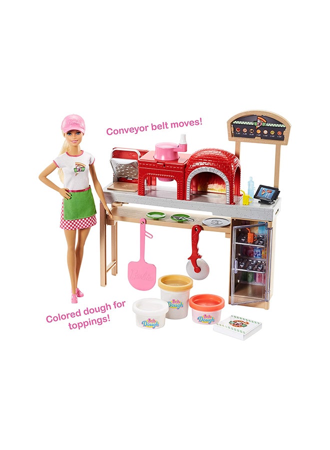 ماتيل جيمز مجموعة لعب ودمية شيف صنع البيتزا من باربي 8x38x30سم - Image 3