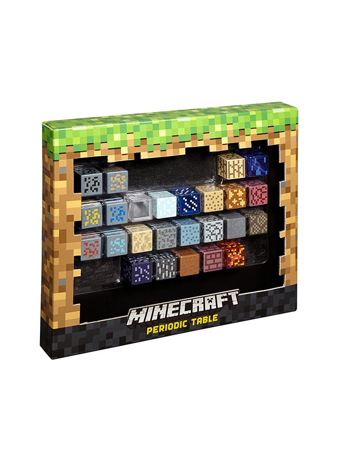 Mattel Games - 27-Piece Minecraft Periodic Table DJY39 35.56x3.81x26.67cm - Image 1