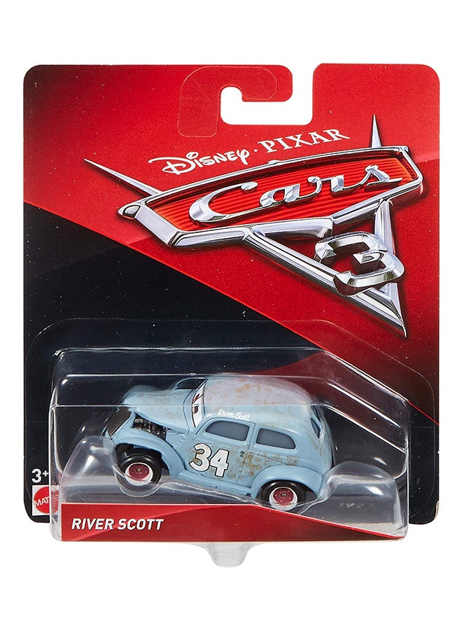Mattel Games - Disney Pixar Cars 3 River Scott Die-Cast Vehicle DXV36 1.43 x 13.97 x 16.51cm - Image 1