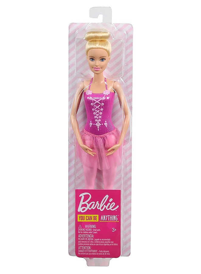 Mattel Games - Barbie Ballerina Doll With Tutu And Sculpted Toe Shoes 1.89 x 3.54 x 12.8inch - Image 1
