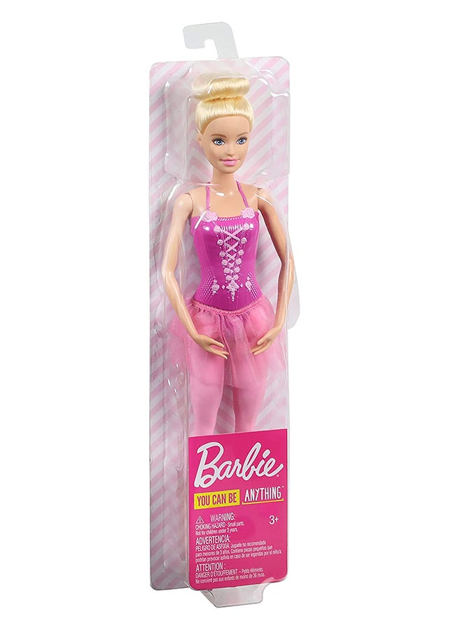Mattel Games - Barbie Ballerina Doll With Tutu And Sculpted Toe Shoes 1.89 x 3.54 x 12.8inch - Image 1