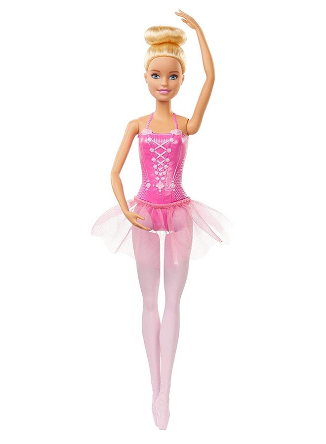 Mattel Games - Barbie Ballerina Doll With Tutu And Sculpted Toe Shoes 1.89 x 3.54 x 12.8inch - Image 1