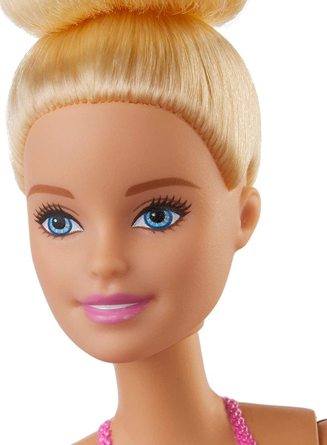 Mattel Games - Barbie Ballerina Doll With Tutu And Sculpted Toe Shoes 1.89 x 3.54 x 12.8inch - Image 1