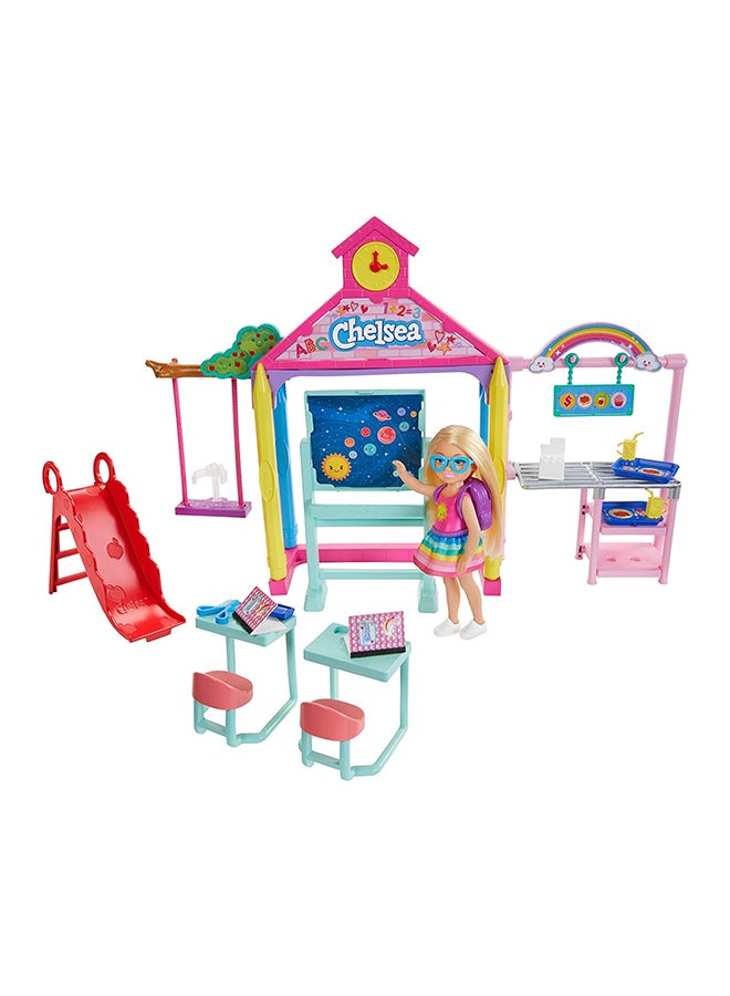 Mattel Games Barbie Club Chelsea School Playset 30.48x39.37x26.67cm  - Image 2