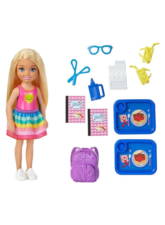 Mattel Games Barbie Club Chelsea School Playset 30.48x39.37x26.67cm  - Image 4