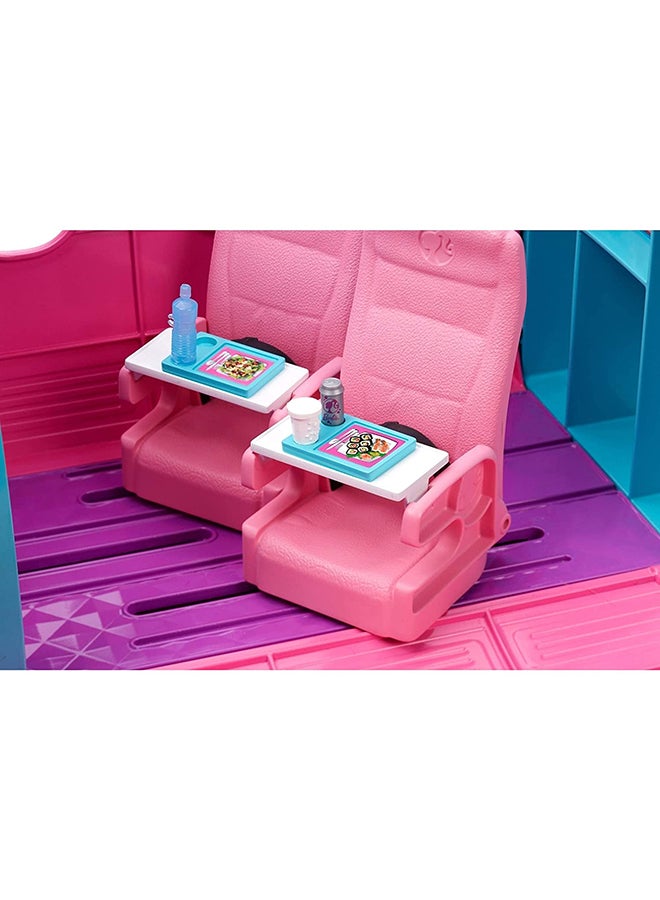 Mattel Games Barbie Vehicles Dreamplane Toy It Holds 2 Trays, Meals, Snacks And Drinks 9.5x22.25x10.49cm  - Image 5