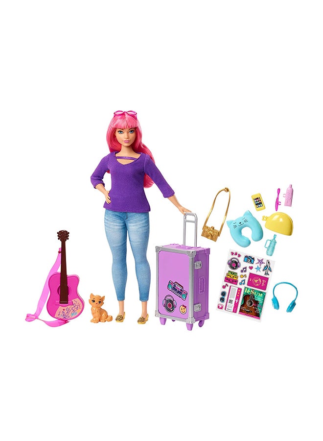 ماتيل جيمز دمية ديزي في رحلة السفر مع كافة الإكسسورارت من باربي - Image 2