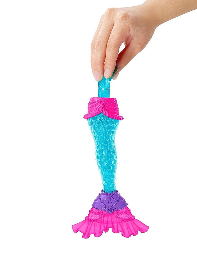 Barbie Dreamtopia Slime Mermaid Doll With Slime Packets 5.08x10.16x33.02cm