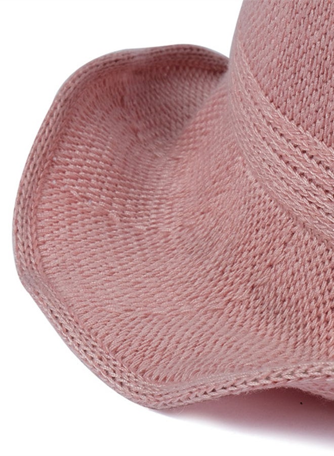 Generic Sun Protection Wide Bucket Hat Pink  - Image 2