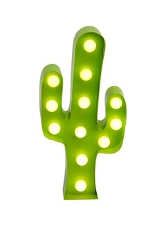 Salla Metal Cactus Marquee Led Night Light 30x15cm  - Image 1