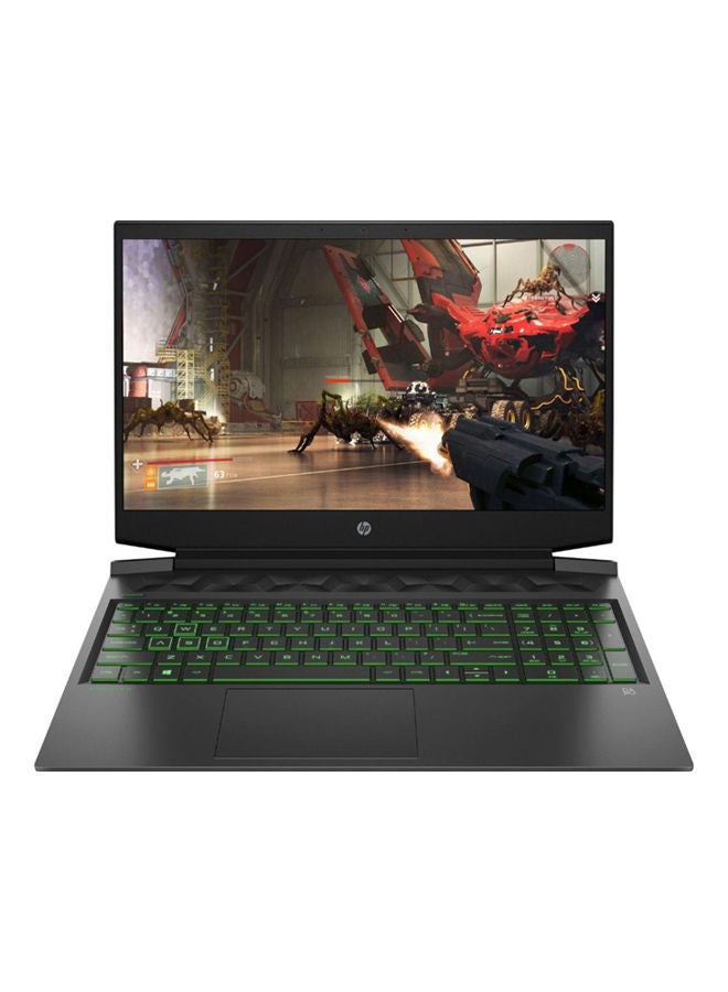 HP - Pavilion 1010 ec1010nia Gaming Laptop With 15.6 inch display AMD Ryzen 7 4800H 16GB DDR4 1.256TB SSD+HDD (Hybrid) 4GB GTX 1650 TI with Backlit Keyboard Dos Black - Image 1
