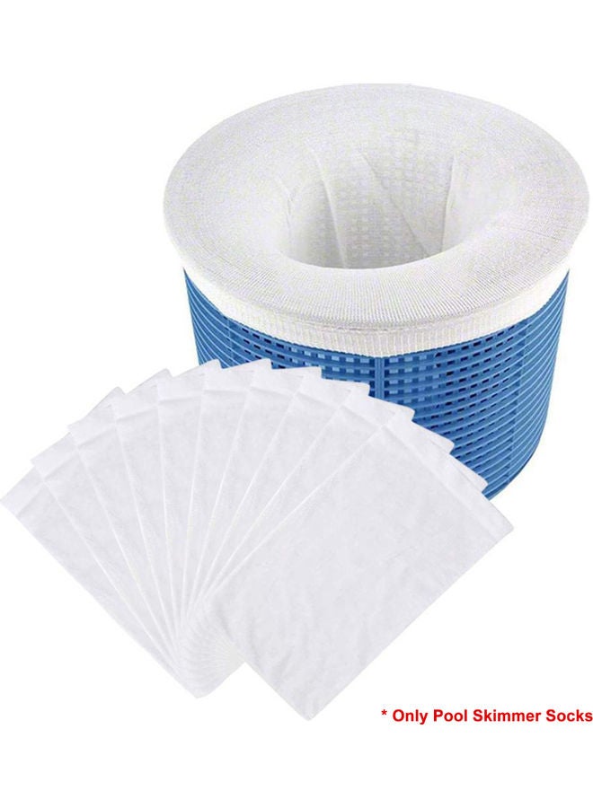 30-Pack of Pool Skimmer Sock White - Image 4