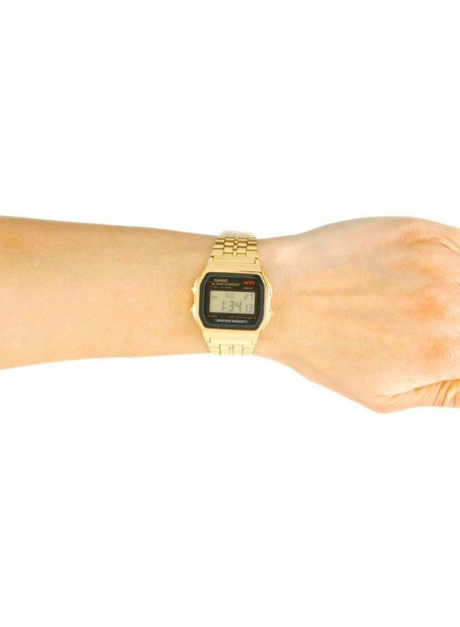 CASIO - Water Resistant Digital Watch A159WGEA-1DF - 33 mm - Gold - Image 1