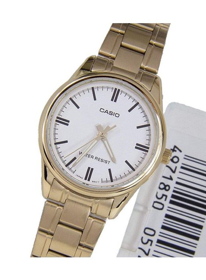 CASIO Women's Stainless Steel Quartz Analog Watch LTP-V005G-7AUDF - 28 mm - Gold - Image 5