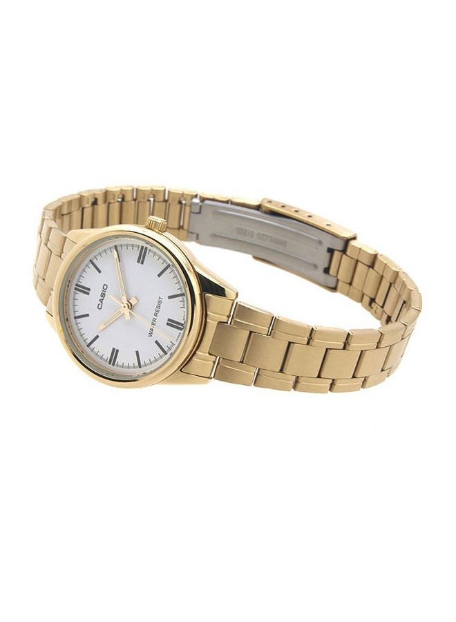 CASIO Women's Stainless Steel Quartz Analog Watch LTP-V005G-7AUDF - 28 mm - Gold - Image 4