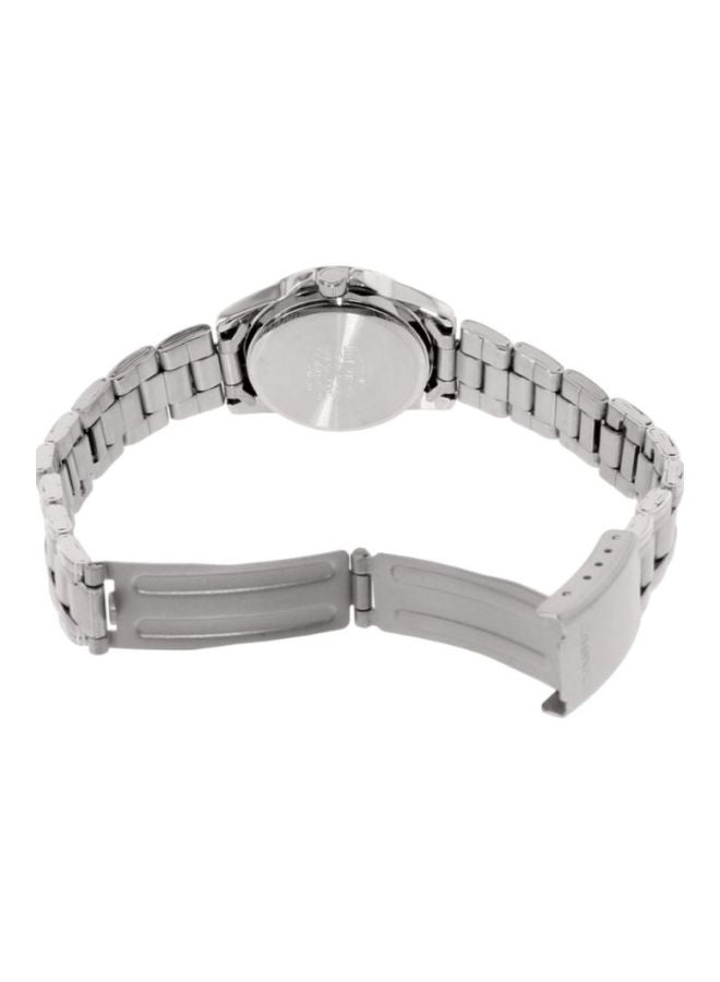 CASIO Men's Stainless Steel Analog Quartz Watch MTP-1215A-2A2 - 43 mm - Silver - Image 4