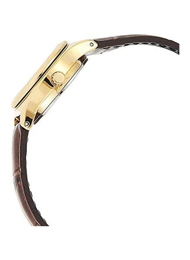 كاسيو ساعة يد رسمية بعقارب طراز LTP-V006GL-7BVDF مقاس 30 ملم - لون بني للنساء - Image 5