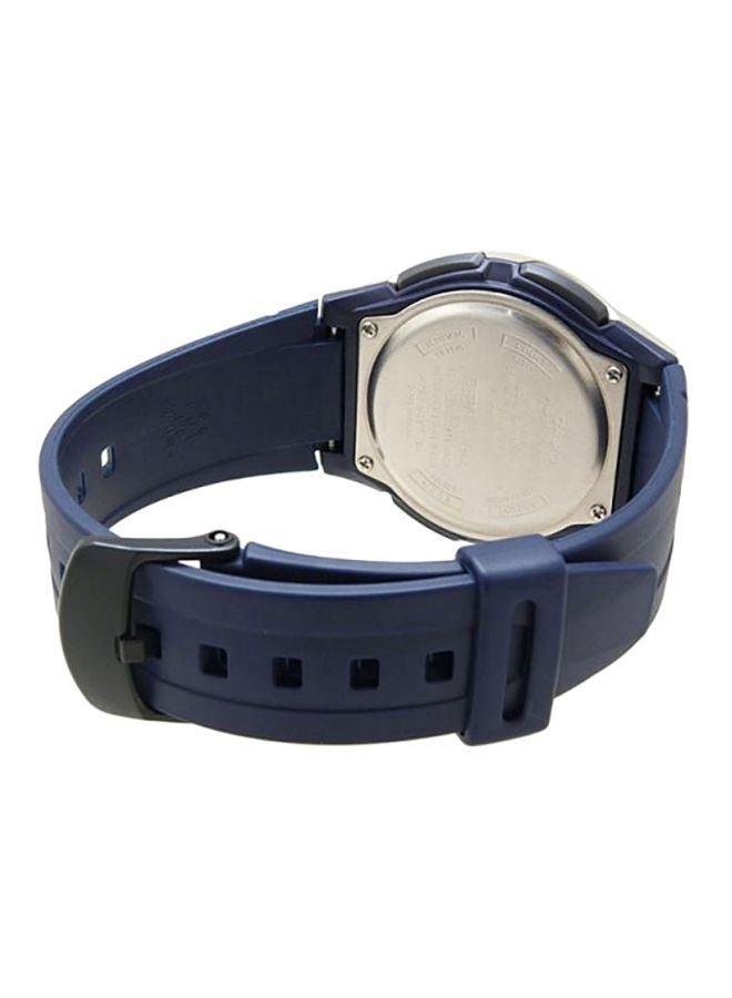 CASIO Men's Combination Quartz Analog & Digital Watch AW-82-2AVDF - 40 mm - Blue - Image 2