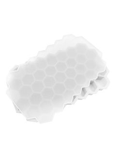 37 Cubes Honeycomb Shape Ice Cube Maker Tray Clear 20 x 10 x 20cm