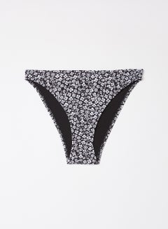 VERO MODA Floral Print Bikini Bottom Black  - Image 4