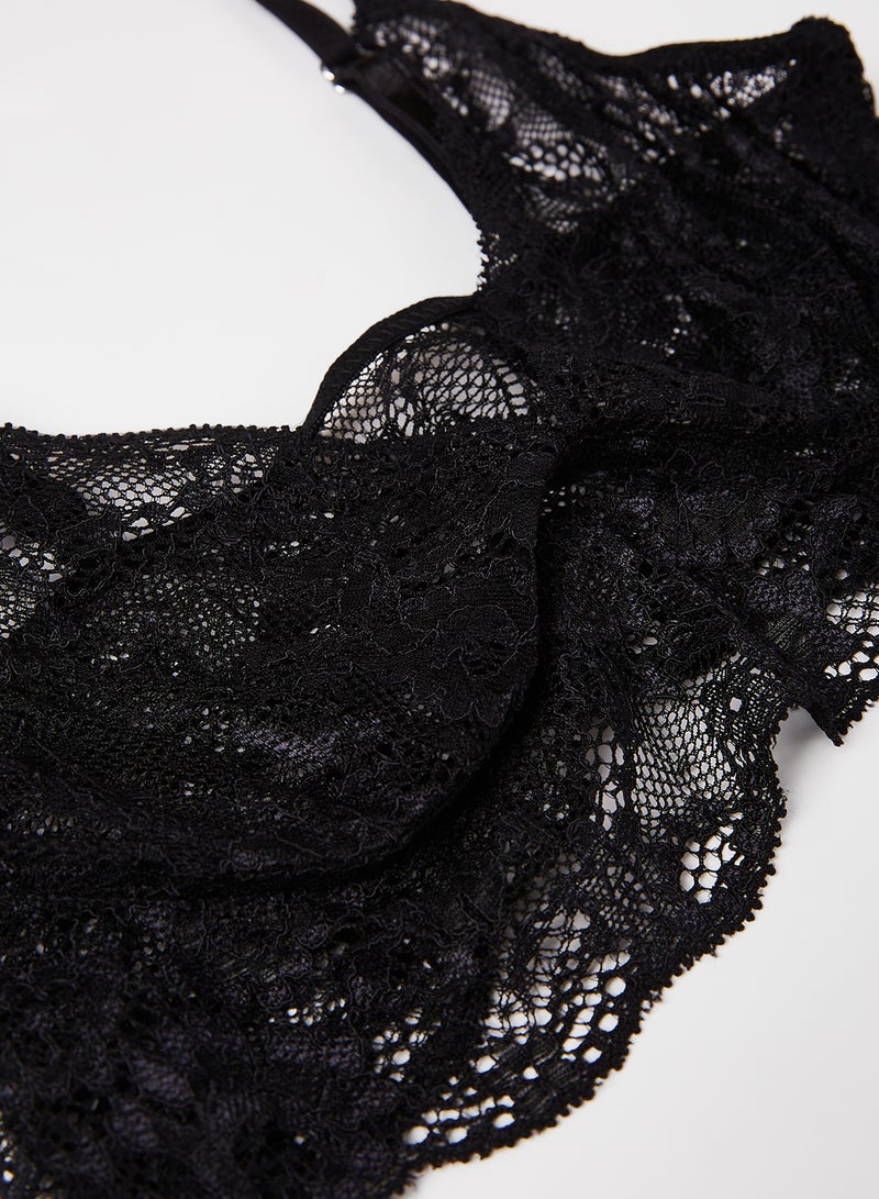 trendyol - Lace Bralette Black - Image 1