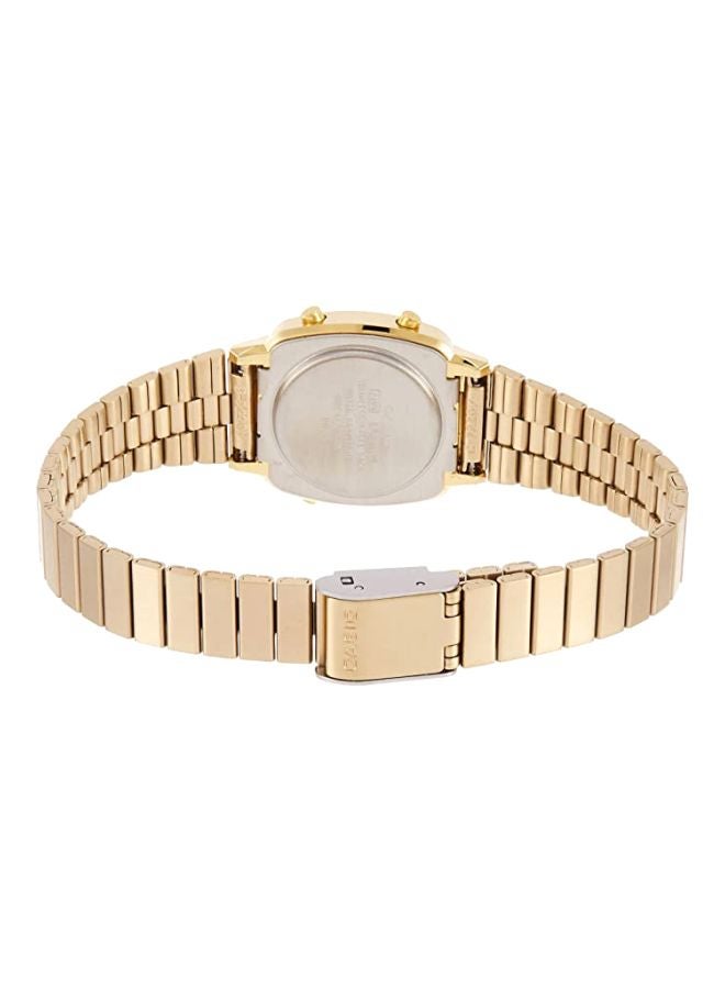 كاسيو ساعة كوارتز رقمية من الستانلس ستيل LA670WGA-9DF للنساء - Image 2