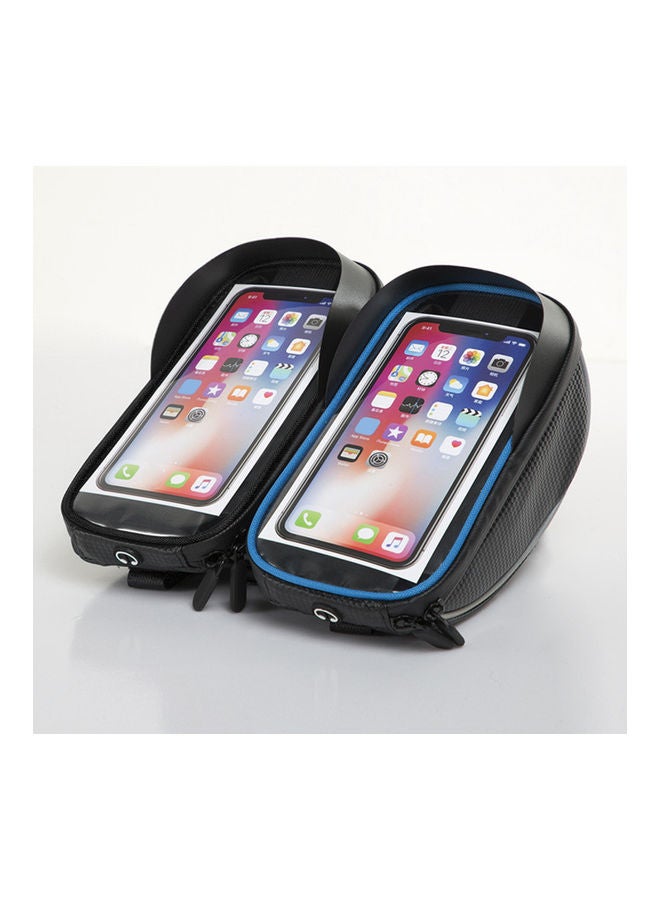 Generic Bicycle Touch Screen Waterproof Bag Mountain Bike Front Beam Pouch Riding Sack  - Image 2