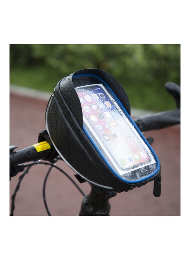 Generic Bicycle Touch Screen Waterproof Bag Mountain Bike Front Beam Pouch Riding Sack  - Image 3