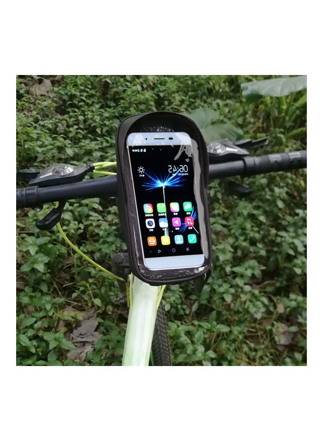 Generic Bicycle Touch Screen Waterproof Bag Mountain Bike Front Beam Pouch Riding Sack  - Image 4