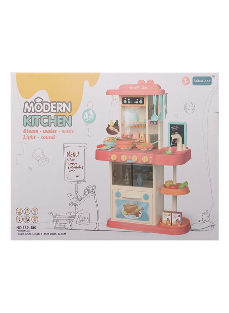 43-Piece Modern Kitchen with 5 Functions