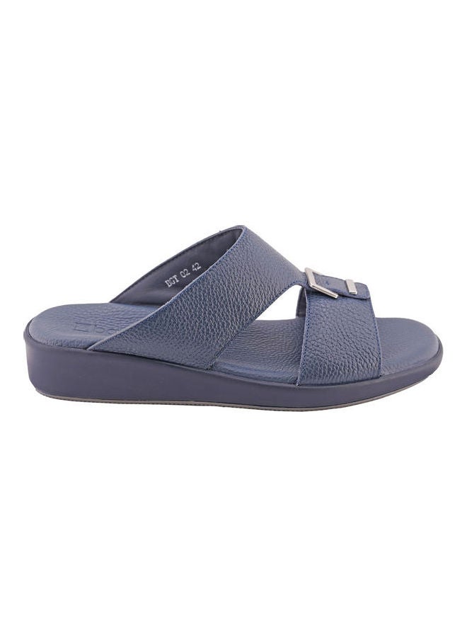 barjeel uno - Comfortable Buckle Style Arabic Sandals Blue - Image 1