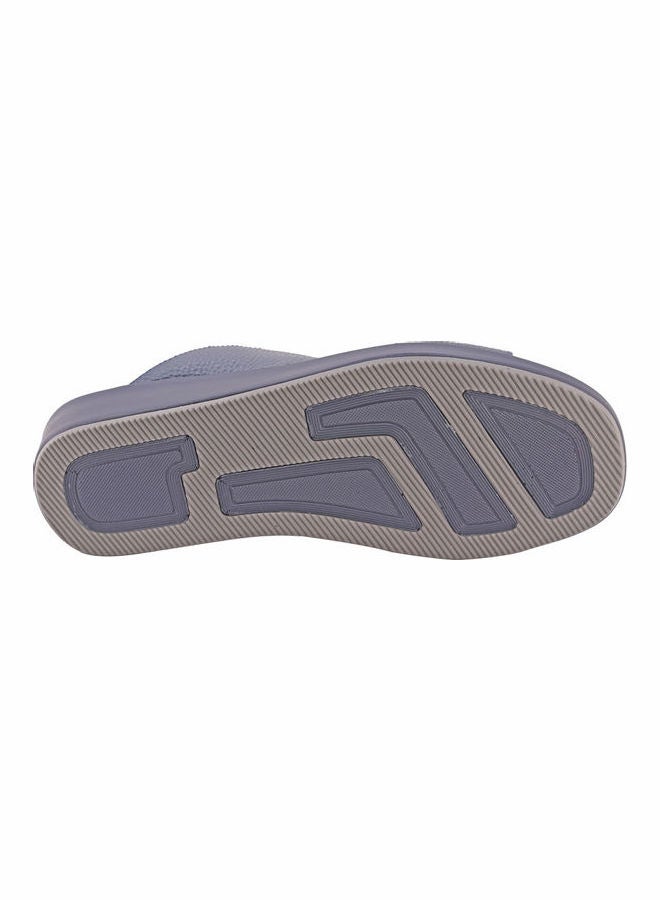 barjeel uno - Comfortable Buckle Style Arabic Sandals Blue - Image 1