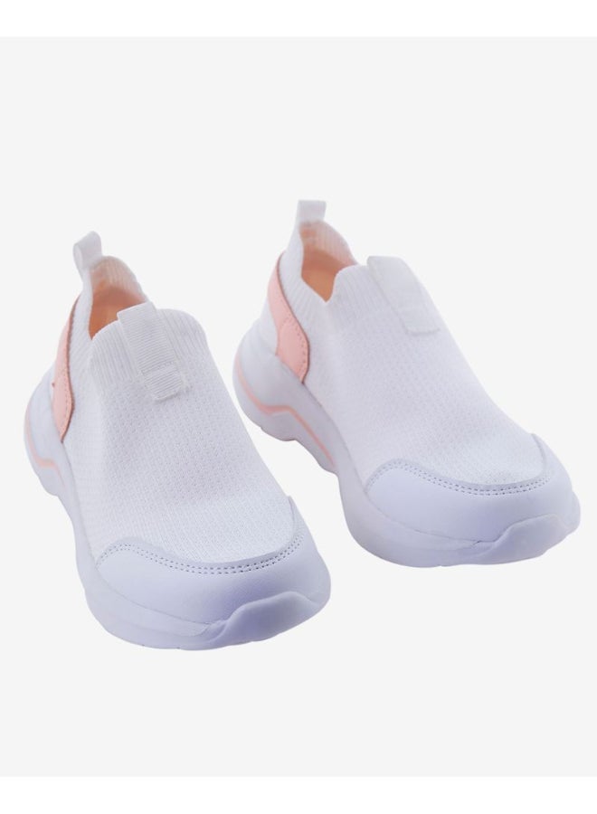 R&B Slip-On Sports Shoes White  - Image 3