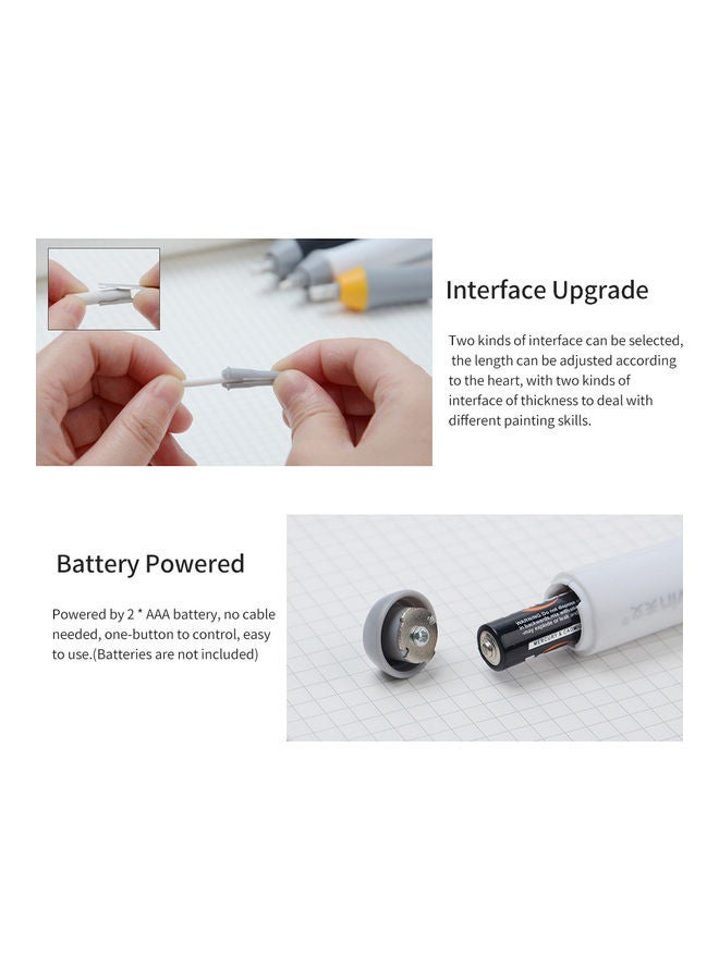 Generic Electric Eraser Kit Black/Grey  - Image 2