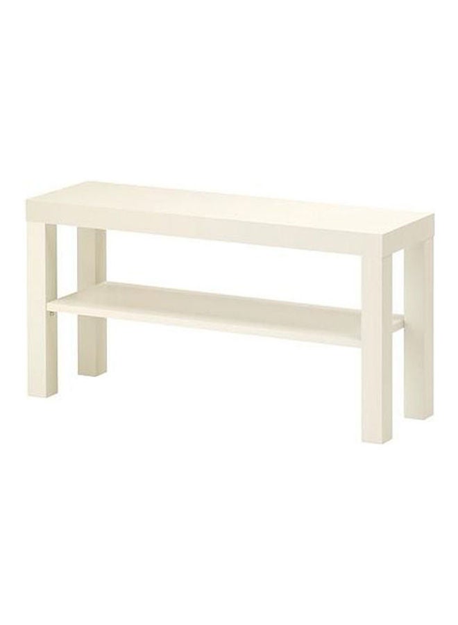 Generic TV Table, With Shelf, Acrylic Paint White 90X45X26cmcm  - Image 1