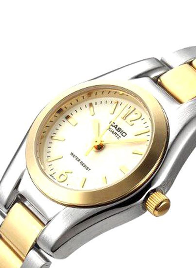 CASIO Women's Water Resistant Analog Watch LTP-1253SG-7ADF - 25 mm - Silver/Gold  - Image 5