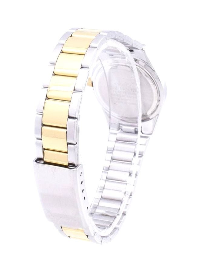 Women's Water Resistant Analog Watch LTP-1253SG-7ADF - 25 mm - Silver/Gold