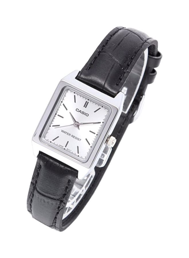 CASIO Women's Dress Water Resistant Analog Watch LTP-V007L-7E1UDF - 31 mm - Black - Image 4