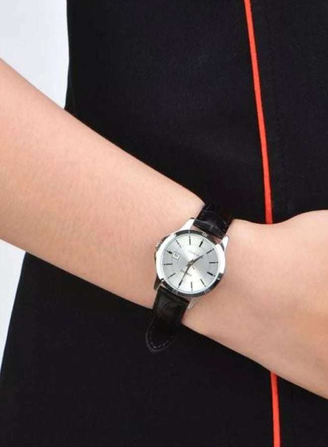 CASIO Men's Water Resistant Analog Watch MTP-V004L-7AUDF - 42 mm - Black - Image 4