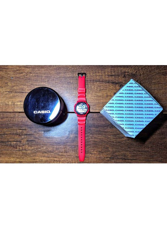 CASIO - Boys' Resin Digital Quartz Watch AE-1000W-4AVDF - 48 mm - Red - Image 1
