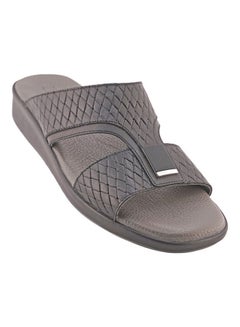 Comfortable Buckle Style Arabic Sandals Black