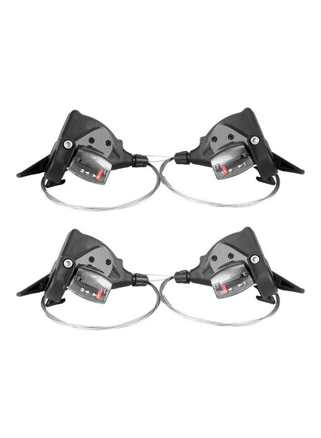 Generic 2 Piece Bicycle Speed Trigger Shifter Brake Levers Bike Derailleur 0.276kg  - Image 3