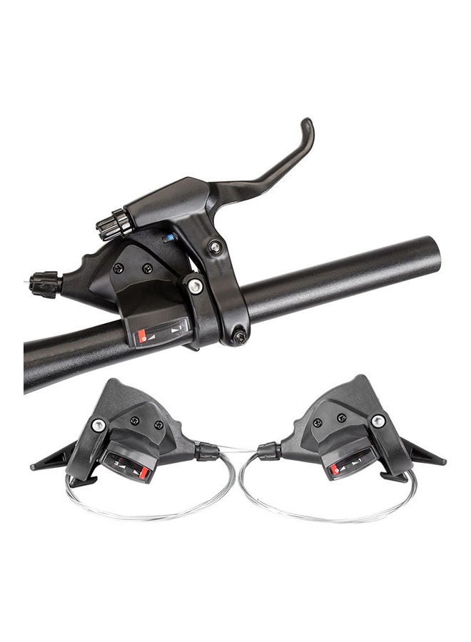 Generic 2 Piece Bicycle Speed Trigger Shifter Brake Levers Bike Derailleur 0.276kg  - Image 2